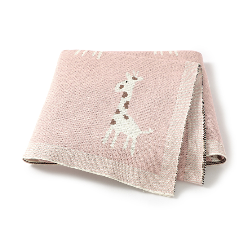 Carriage Bed - Cotton Knitted Baby Blanket Newborn Boys