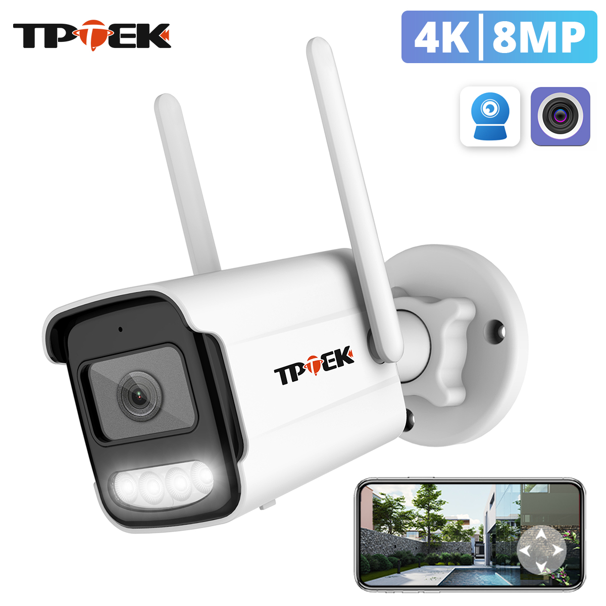 Btt Skr Mini - 8MP 4K IP Camera Wifi Surveillance