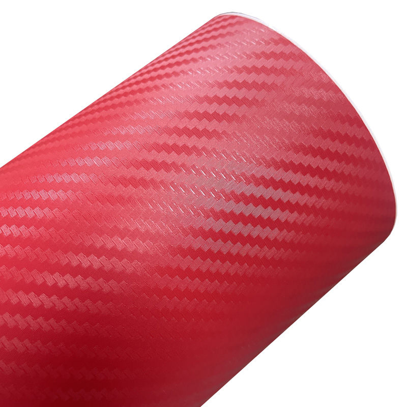 Fep Film - Premium 3D Red Carbon Fiber Vinyl
