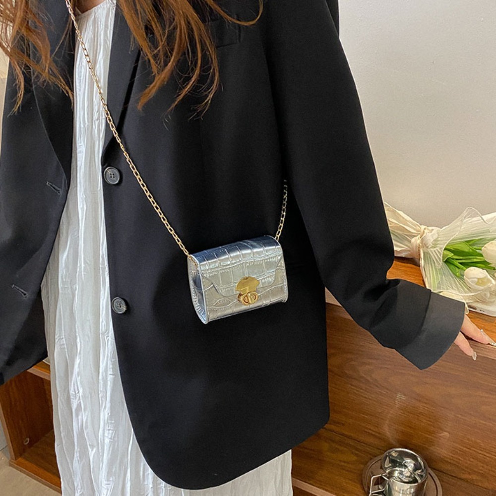 Tpu Filament - Trendy Mini Shoulder Bag Casual Chain