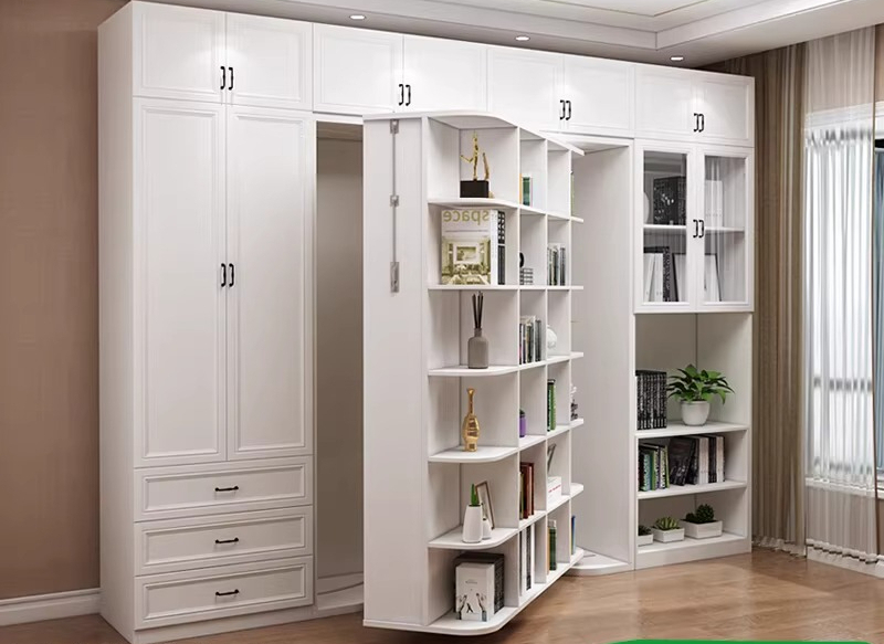 Carriage Bed - Creative Swivel Desk Cabinet Flip Invisible