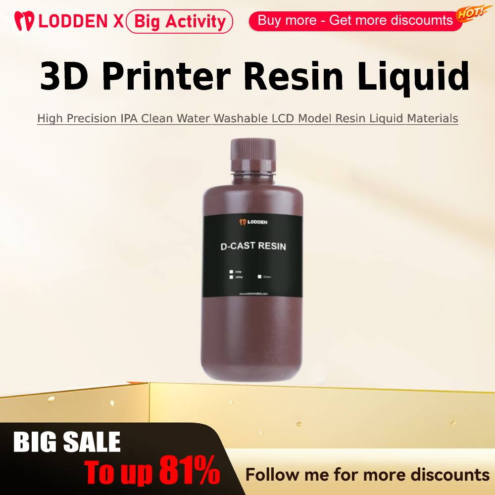 Resin Printer - Lodden 3D Printer Resin Liquid 385/405nm