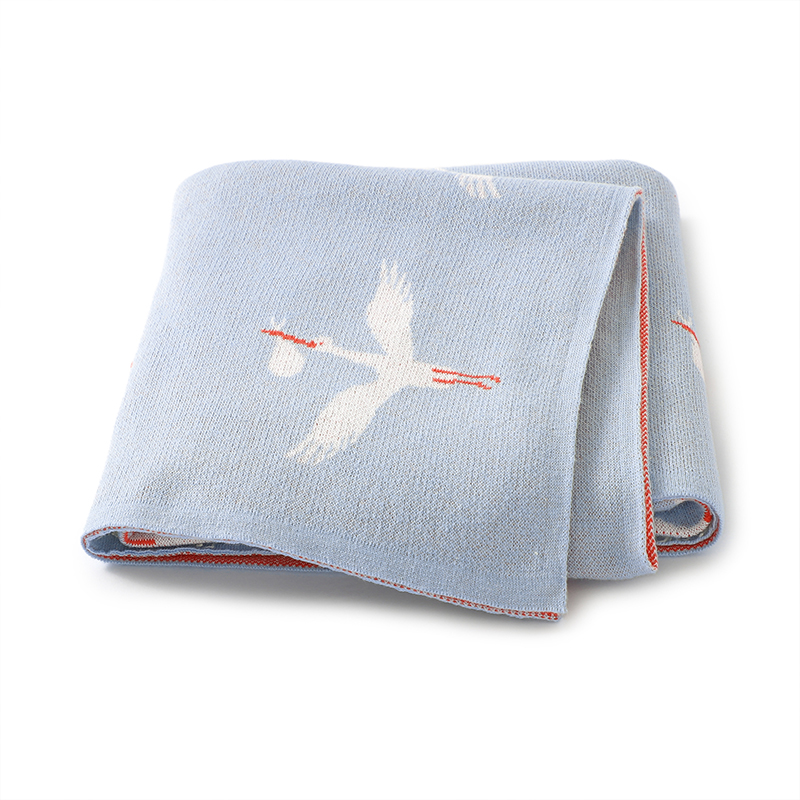 Carriage Bed - Baby Blanket Knit Infant Stroller Swaddling