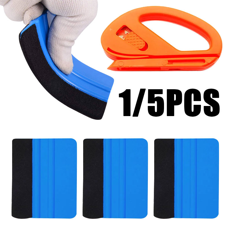 Fep Film - 1/5Pcs Car Stickers Film Install Squeegee