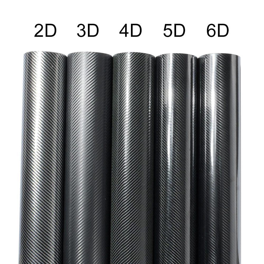 Fep Film - Glossy Carbon Fiber Wrapping Vinyl Film