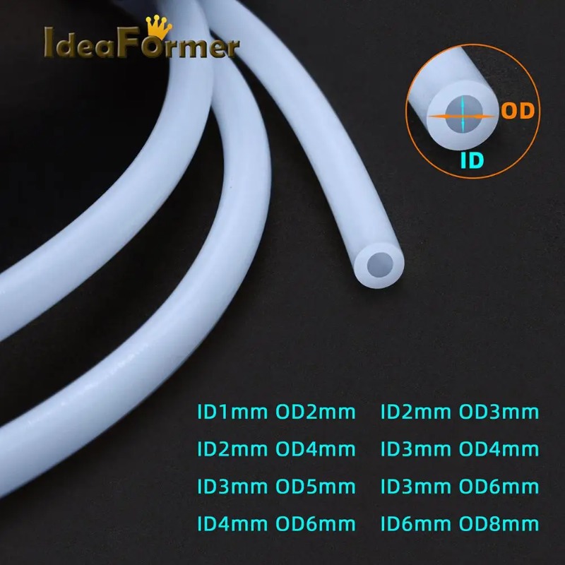 Bowden Tube - 1m Ptfe Tube 1mm 2mm 3mm