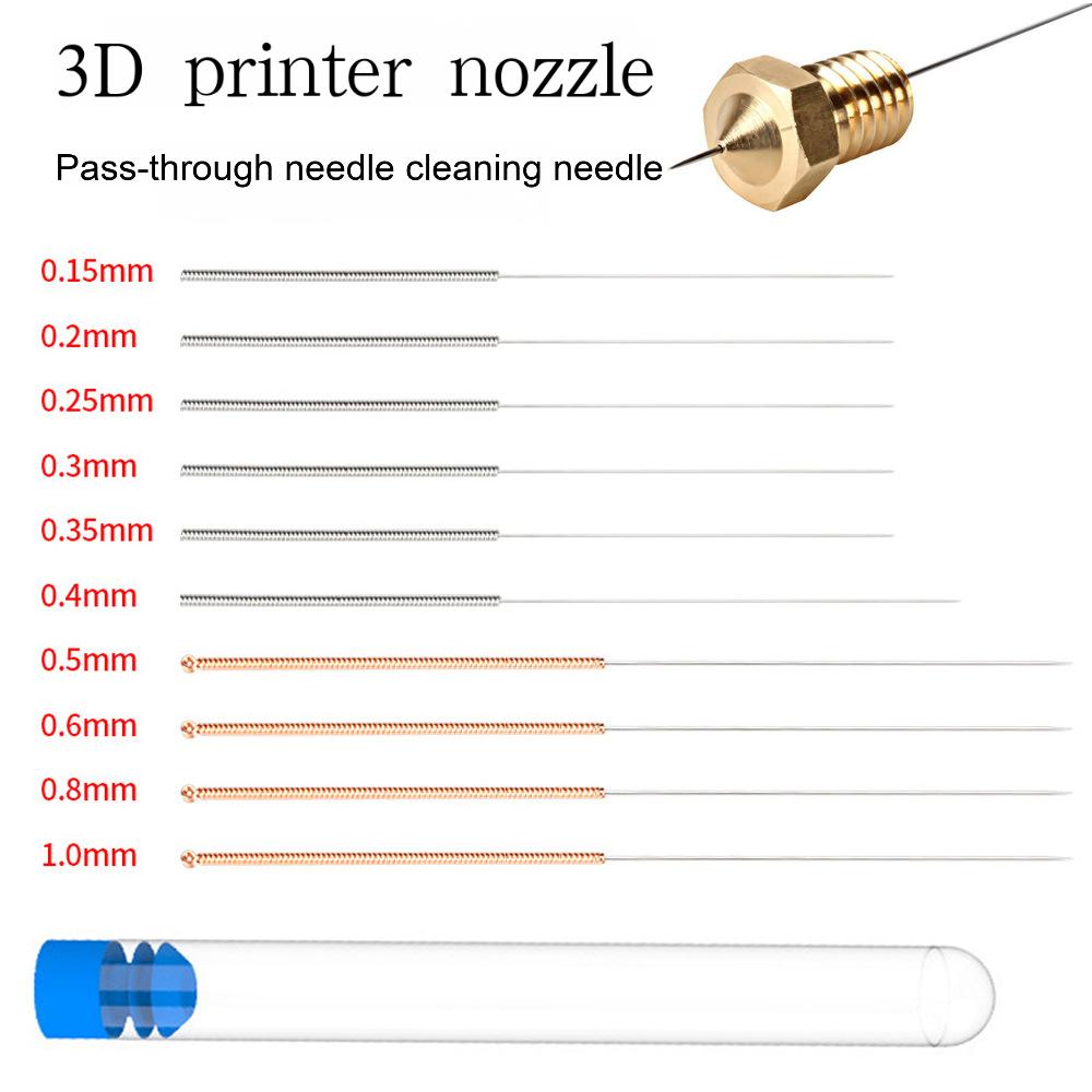 Fdm Printer - Stainless Steel 0.4mm Nozzle Cleaning Kit,