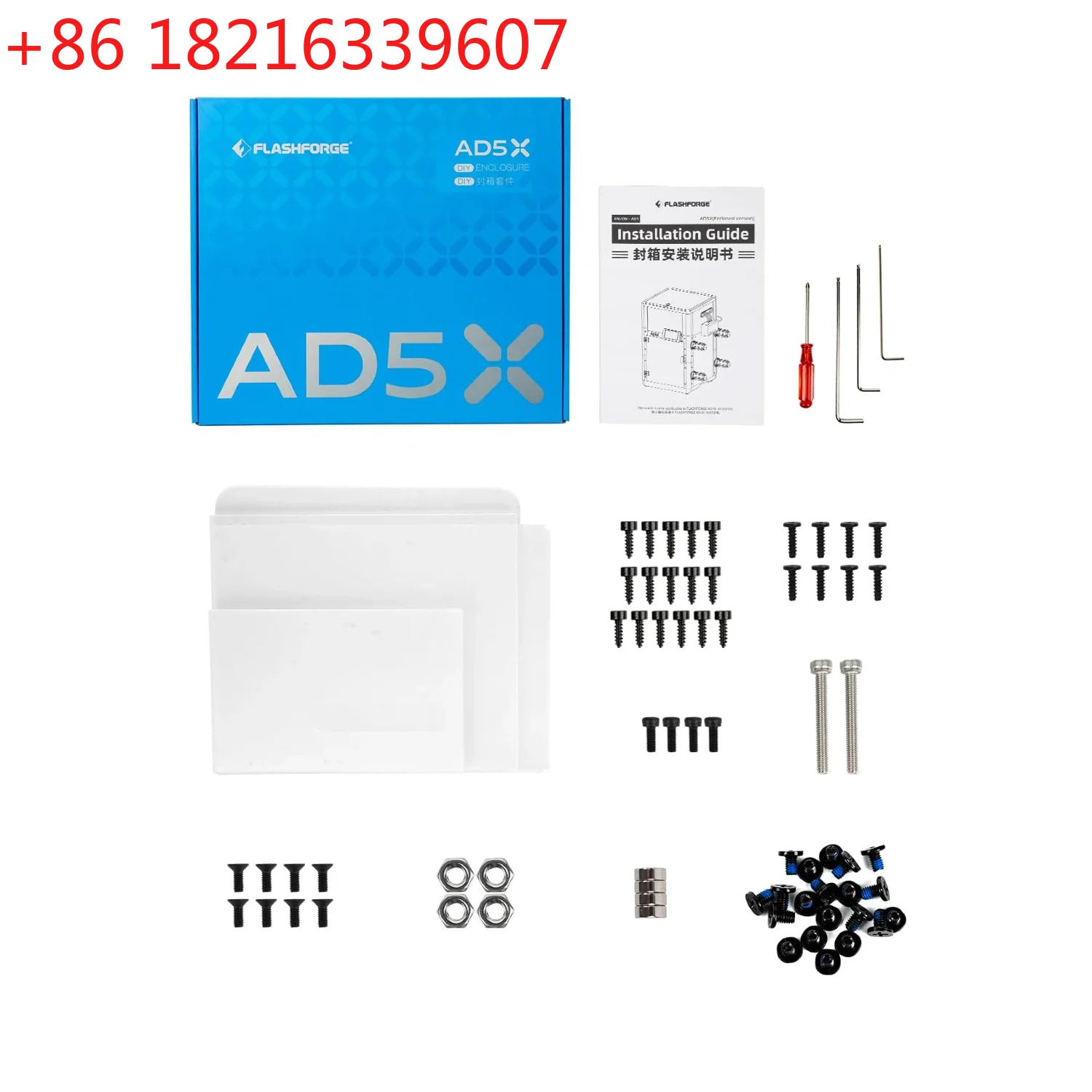 Enclosure 3D Printer - Enclosure Kit for FLASHFORGE AD5X Original