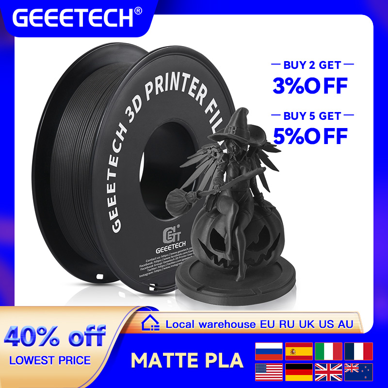 Abs Filament - Geeetech 3D Printer Filament Matte PLA