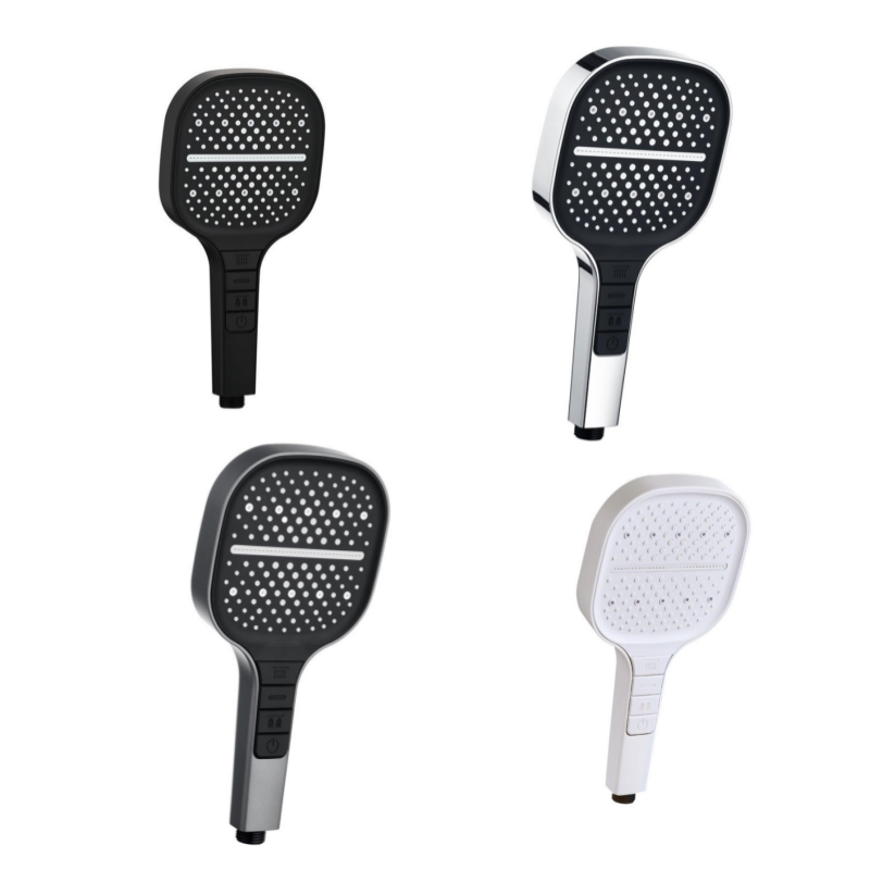 Nozzle Brass - Large shower head 7 modes adjustable