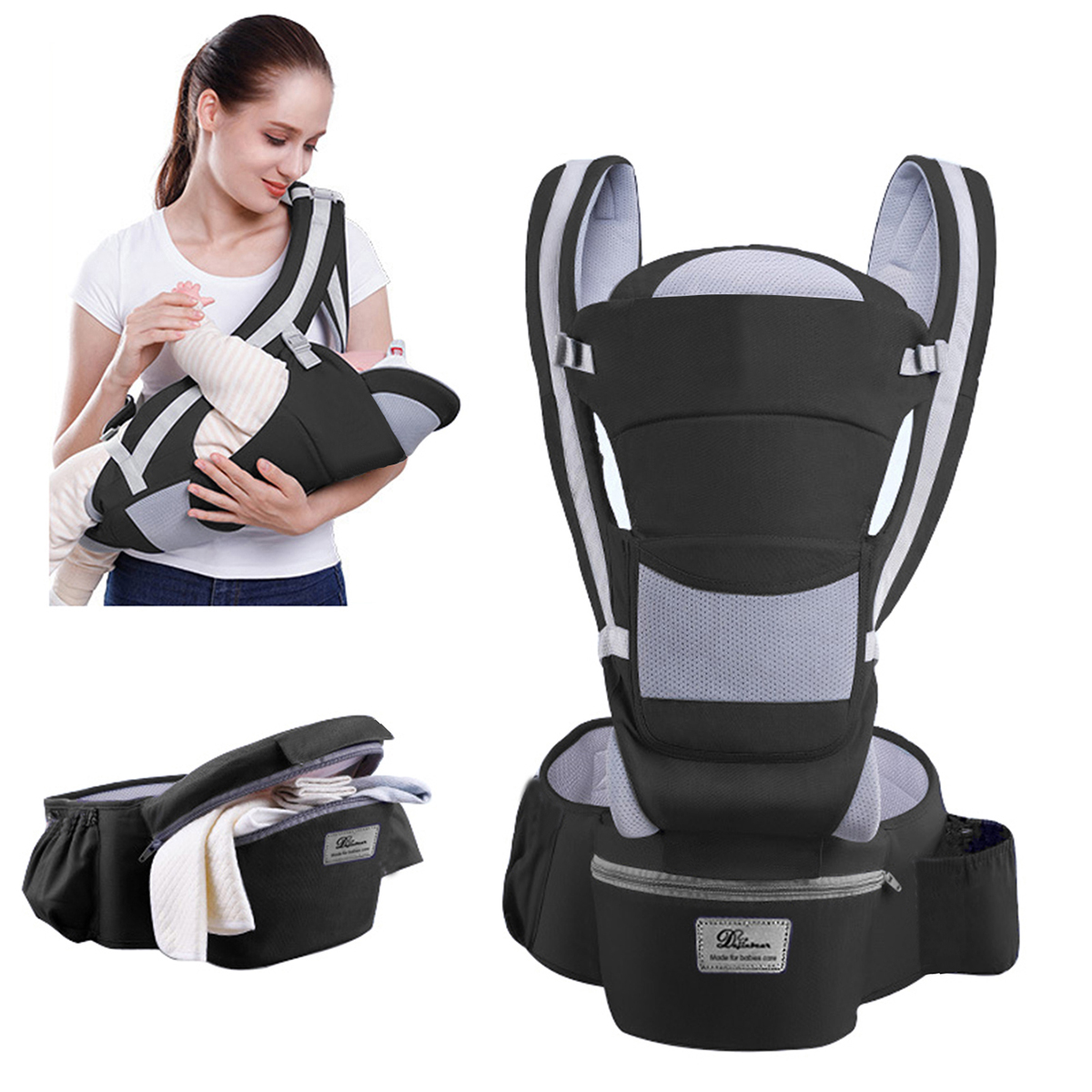 Carriage Bed - Newborn Ergonomic Baby Carrier Backpack Infant
