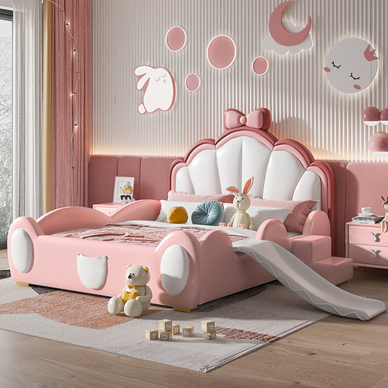 SAT. Princess Pink Leather Chi - Carriage Bed review and price