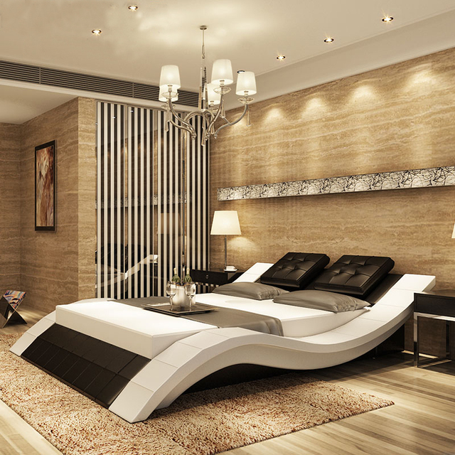 2022 modern design soft genuin - Carriage Bed review and price