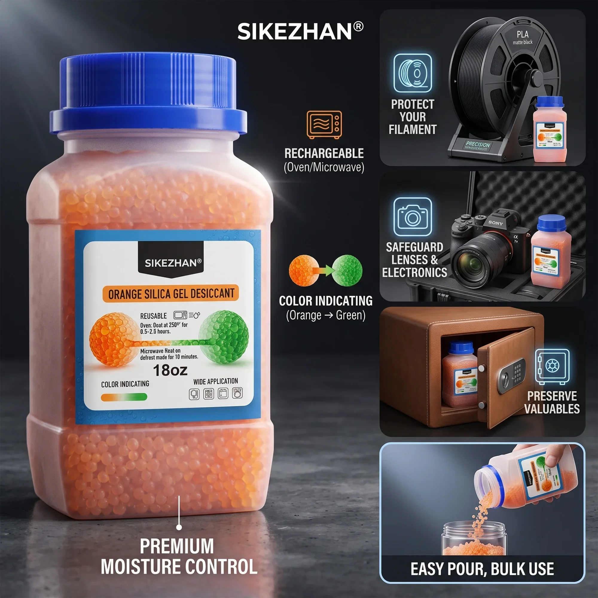 3D Printer Filament Desiccant  - Enclosure 3D Printer review and price