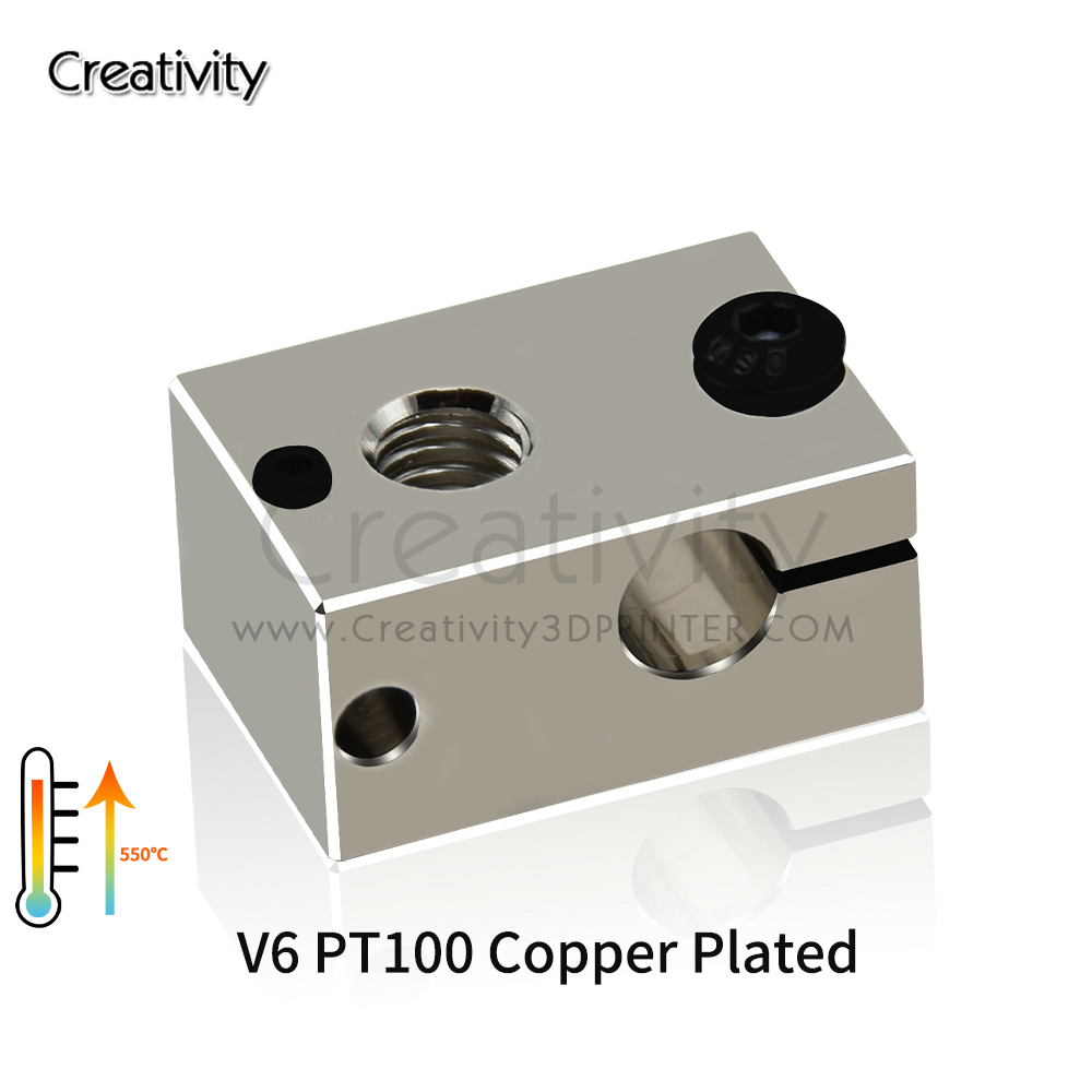 V6 PT100 Heater Block Plated C - Direct Drive Extruder review and price
