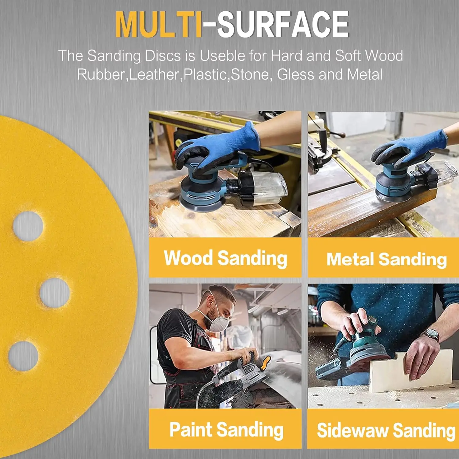 10-100PCS 5 Inch 8 Hole Sandin - Extruder review and price
