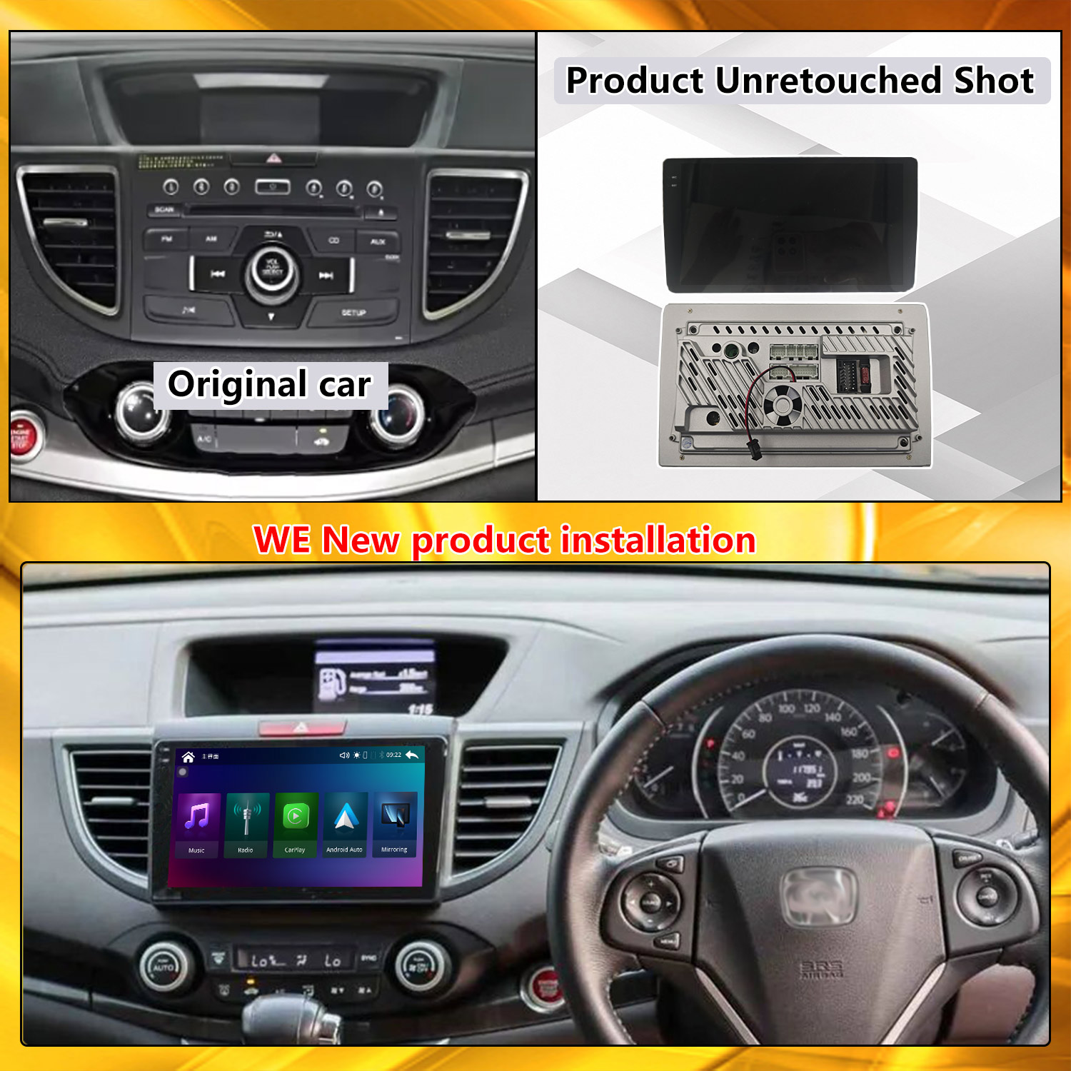 Radio Modify For Honda CR-V 20 - Cr Touch review and price