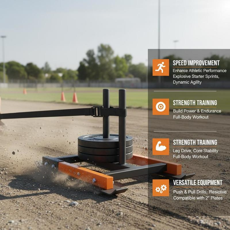 Heavy Duty Fitness Drag Sled 2 - Build Plate review and price