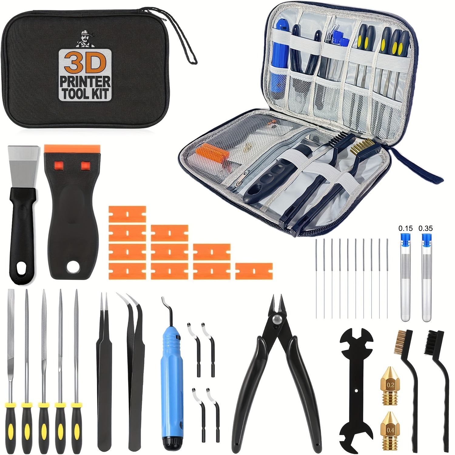 3D Printer Tools Kit, 33pcs 3D - Fdm Printer review and price