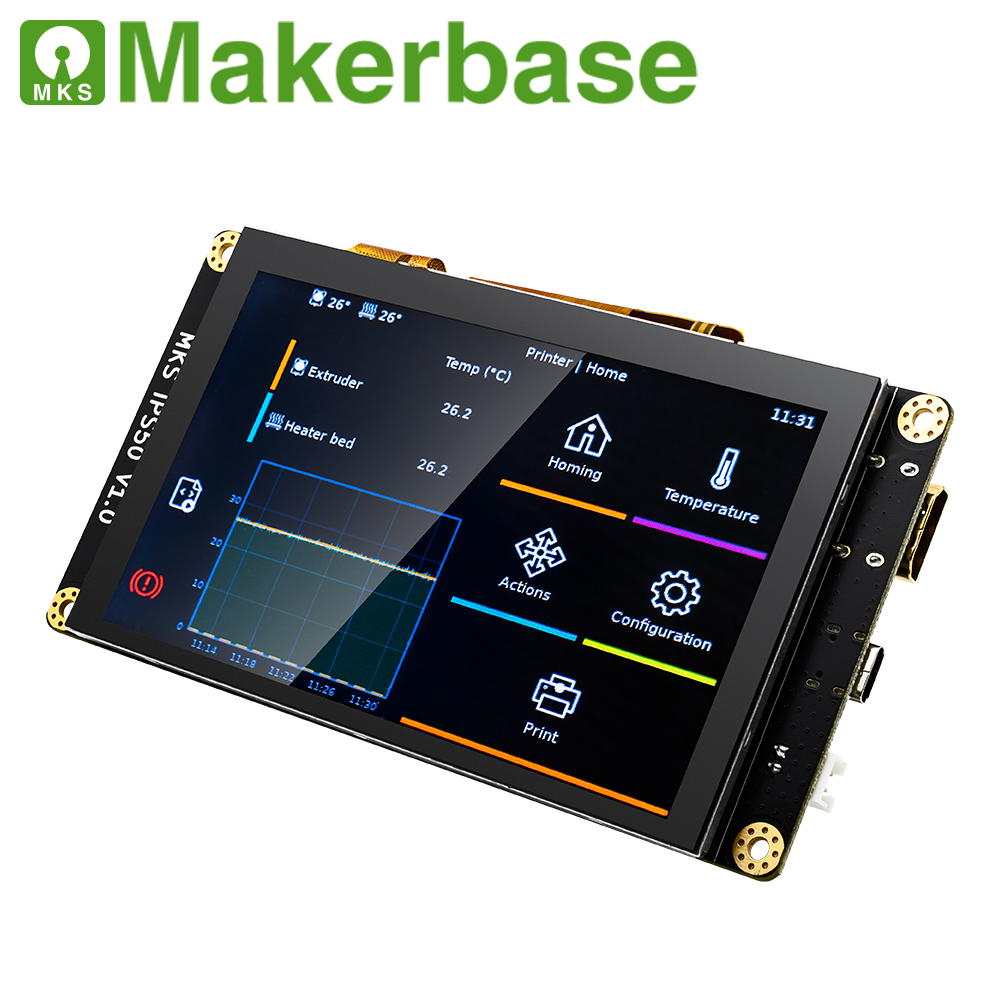 Makerbase MKS IPS50 5 Inch Cap - Mks Sgen review and price