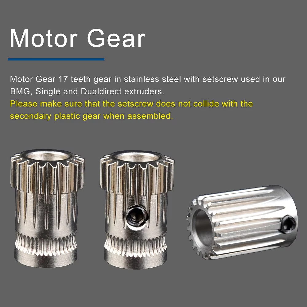 Dual Drive Gear Hardened Steel - Bowden Tube review and price