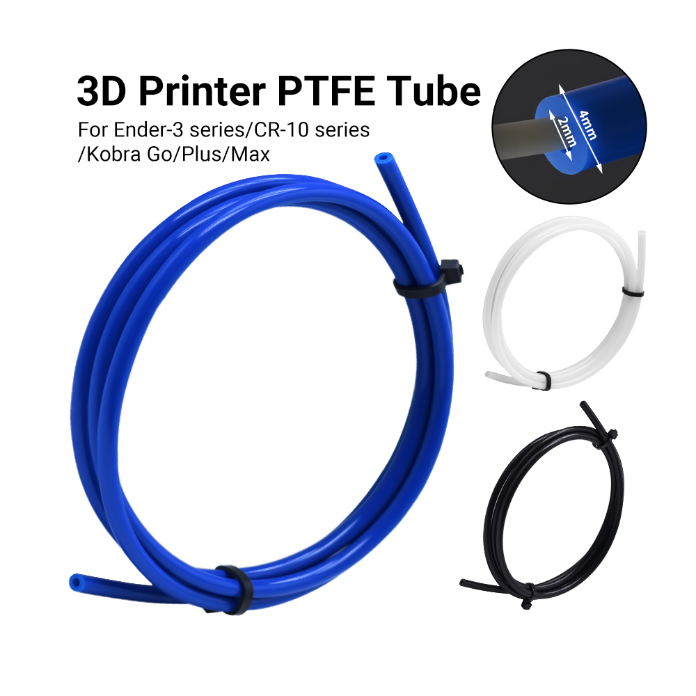 1M PTFE Tube 2x4mm MK8 Hot End - Petg Filament review and price