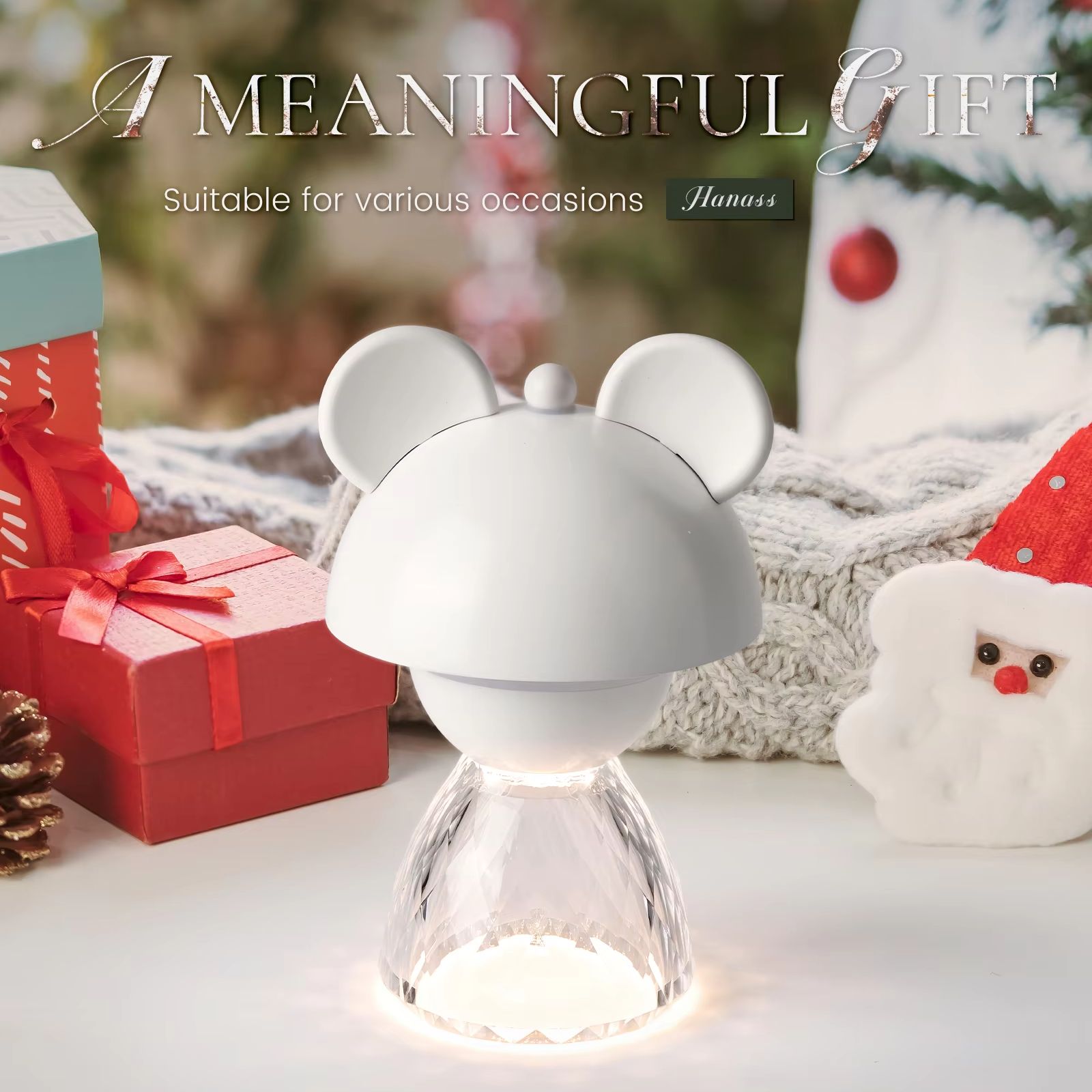 Cute Bear Touch Control Table  - Glass Bed review and price