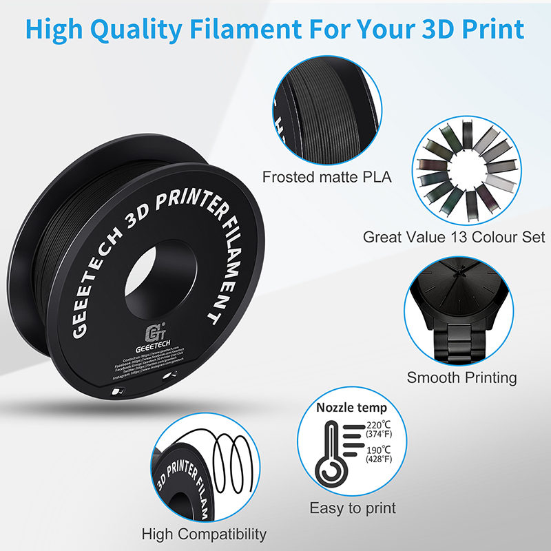 Geeetech 3D Printer Filament M - Abs Filament review and price